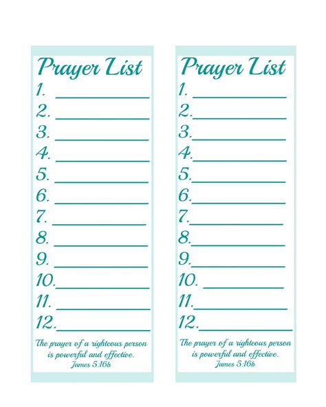 Prays-list